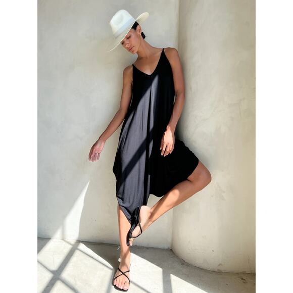 Jules Los Angeles Jumpsuit Womens OS Boho Summer Lounge Luxury Harem Comfy